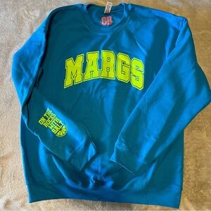 “Margs” women’s crewneck - large